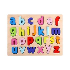 BDZ Mall A-Z Abc Bulmaca Dijital Oyuncaklar Erken Öğrenme Mektup Alfabe Numarası Bulmaca Okul Öncesi Ahşap Yapboz