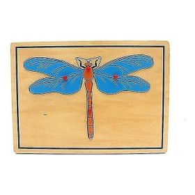 BDZ Mall Dragonfly Bebek Oyuncak Çocuklar Montessori Bilim Oyuncaklar Hayvanlar Çocuklar İçin Erken Yurt Dışından Renkli Ahşap Yapboz