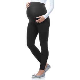 Be Mammy BE-02 Maternity Clothing Uzun Viskoz Grafit Kadın Hamile Taytı