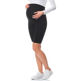 Be Mammy BE20-228 Pamuklu Kısa Siyah Kadın Hamile Taytı