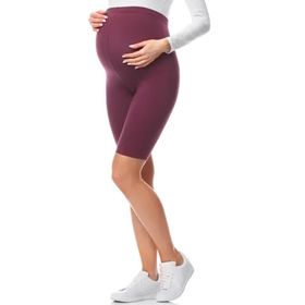 Be Mammy BE20-228 Pamuklu Kısa Wein Kadın Hamile Taytı