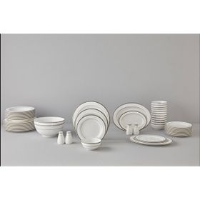 Be Original Crown Bone China Silver 60 Parça 12 Kişilik Yemek Takımı