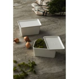 Be Original Pera 13 cm 2'li Dikdörtgen Kapaklı Fırın & Saklama Kabı