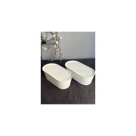 Be Original Pera 20 cm 2'li Oval Kapaklı Fırın & Saklama Kabı