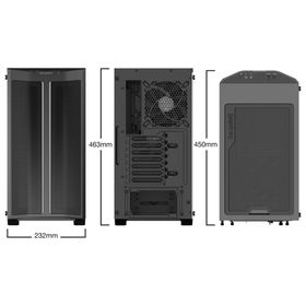 be quiet! BGW37 Pure Base 500DX Pencereli Siyah Oyuncu Kasası