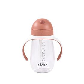 Beaba Terracotta Şeffaf 300 ml Pipetli Suluk