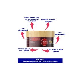 Beach Day Kakao 100 ml Yoğun Bronzlaştırıcı Yağ