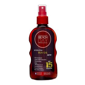 Beach Day Spf 15 Sprey 150 ml Bronzlaştırıcı Koruyucu Güneş Yağı