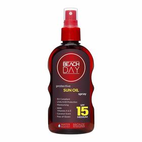 Beach Day Spf 15 Sprey 150 ml Bronzlaştırıcı Koruyucu Güneş Yağı