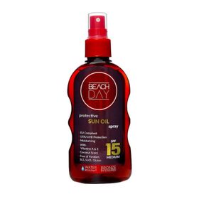 Beach Day Spf 15 Sprey 150 ml Bronzlaştırıcı Koruyucu Güneş Yağı