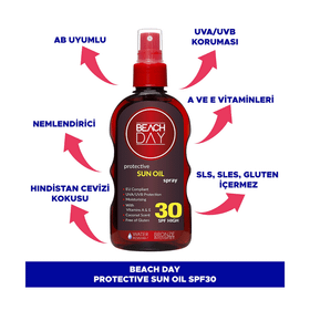 Beach Day Sun Oil Spf 30 150 ml Güneş Spreyi