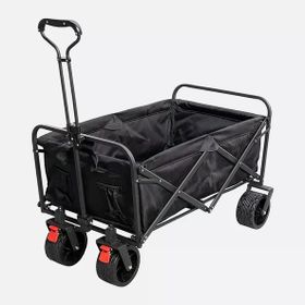 Beach Waggon Siyah Katlanır Taşıma Arabası