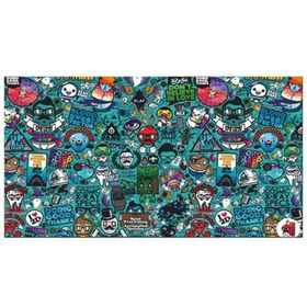 Beam Dijital Doodle Blue 70x40 cm 3 mm Oyuncu Gaming Mouse Pad