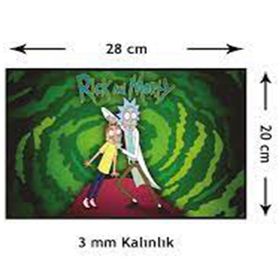 Beam Dijital Rick And Morty Oyuncu Mouse Pad