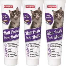 Beaphar 3x100 gr Duo Active Tüy Yumağı Önleyici Malt Kedi Macunu