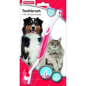 Beaphar Toothbrush Çift Taraflı Kedi ve Köpek Diş Fırçası
