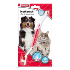 Beaphar Toothbrush Çift Taraflı Köpek Kedi Diş Fırçası