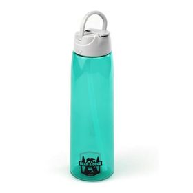 Bear & Dear MT0005 Tritan 750 ml Oynar Tutacaklı Pastel Yeşil Şeffaf Plastik Matara