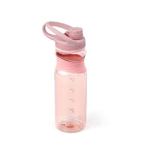 Bear Deer 700 ml MT0027 Silikon Tutacaklı Pastel Pembe Matara
