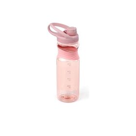 Bear Deer 700 ml MT0027 Silikon Tutacaklı Pastel Pembe Matara