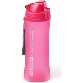 Bear Deer MT0025 660 ml Buzlu Pembe Otomatik Kapak Matara