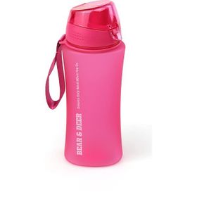 Bear Deer MT0026 480 ml Buzlu Pembe Otomatik Kapak Matara