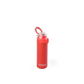 Bear Deer MT0033 450 ml Şeffaf Kapak Kırmızı Çelik Matara