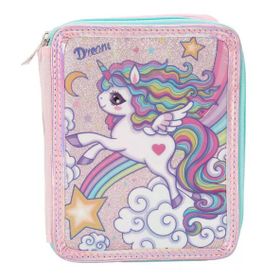Bear&Deer BD-KCS220 Unicorn Desenli Pembe Kalem Kutusu