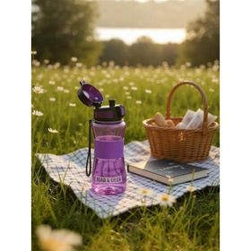 Bear&Deer MT0029-03 Şeffaf Mor Detoks Filtreli Plastik Matara
