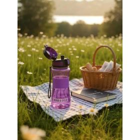 Bear&Deer MT0029-03 Şeffaf Mor Detoks Filtreli Plastik Matara