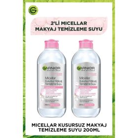 Beaulis 200 ml Micellar Kusursuz 2'li Makyaj Temizleme Suyu
