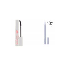 Beaulis Curl It Hacimli ve Kıvrık Kirpikler Maskara+Drag It Inkpen Black Keçe Uçlu Eyeliner