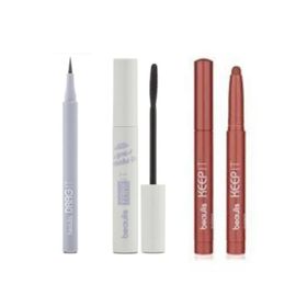 Beaulis Drag It Inkpen Keçe Uçlu Eyeliner + Fake It Maskara + Keep It Ink Crayon 547 Interview Ruj