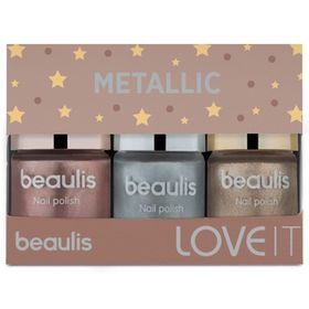 Beaulis Metalik Seri 3'lü Oje