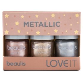 Beaulis Metalik Seri 3'lü Oje