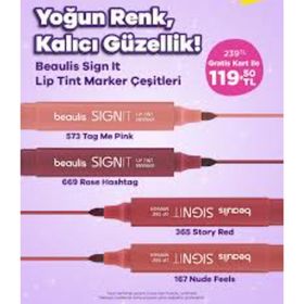 Beaulis Sign It 669 Rose Hashtag Lip Tint Marker