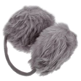 Beaupretty Gri Peluş Kulak Isıtıcı Kadın Kulaklık
