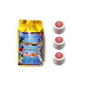 Beautiful Food 1 kg Kurtlu Kuş Maması ve 3 Adet Gaga Taşı
