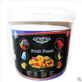 Beautiful Food 5 kg %100 Meyveli Nemli Kuş Maması Kuş Yemi
