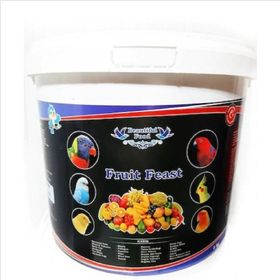 Beautiful Food 5 kg %100 Meyveli Nemli Kuş Maması Kuş Yemi