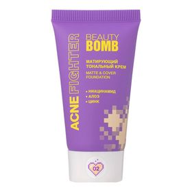 Beauty Bomb Matte Acne Fighter 02 Fondöten