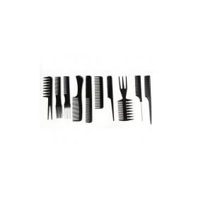 Beauty Care Profesyonel 10'lu Kuaför Tarağı Çantalı Set