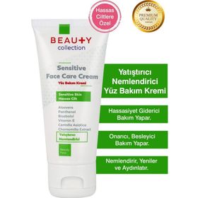 Beauty Collection Hassas Cilt 50 ml Yatıştırıcı Nemlendirici Yüz Bakım Kremi