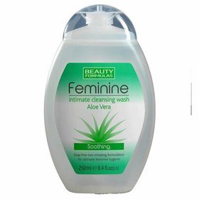 Beauty Formulas İntimate Clean Wash With Aloe Vera 250 ml Genital Bölge Temizleme Sıvısı