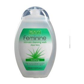 Beauty Formulas İntimate Clean Wash With Aloe Vera 250 ml Genital Bölge Temizleme Sıvısı