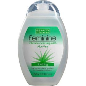 Beauty Formulas İntimate Clean Wash With Aloe Vera 250 ml Genital Bölge Temizleme Sıvısı