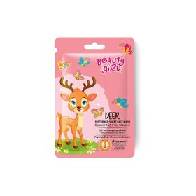 Beauty Girl Geyik 20 ml Kağıt Yüz Maskesi