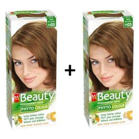 Beauty M05 Koyu Kumral Doğal Bitkisel x2 Saç Boyası