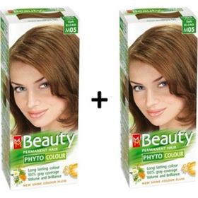 Beauty M05 Koyu Kumral Doğal Bitkisel x2 Saç Boyası