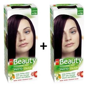 Beauty M16 Patlıcan Doğal Bitkisel x2 Saç Boyası
